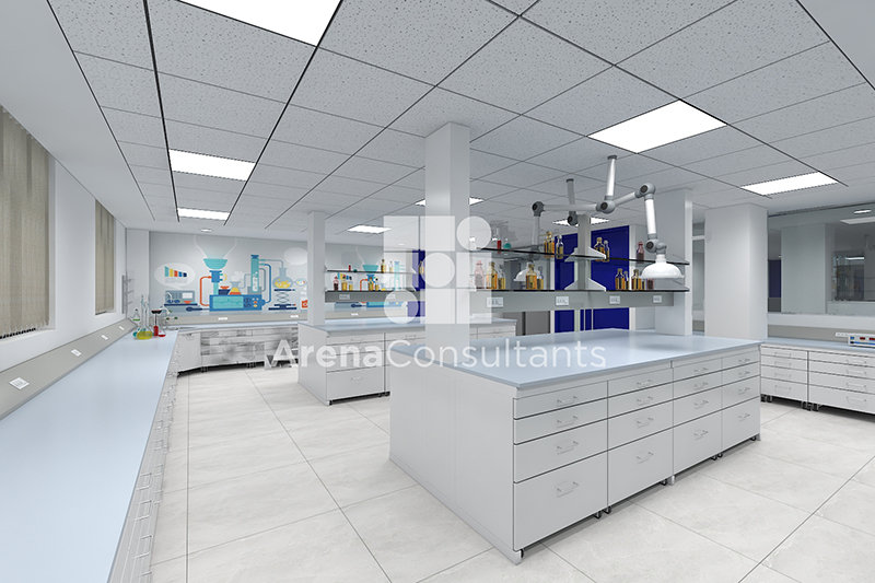 service dropper design open ceiling lab design