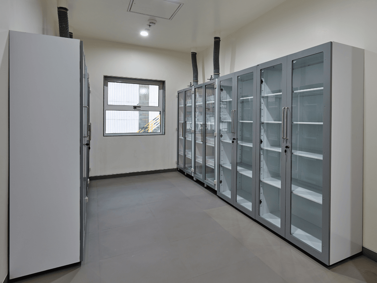 Chemical Engineering Company, Ambernath, Thane - Safety Storage Cabinets - Lab Interior Design