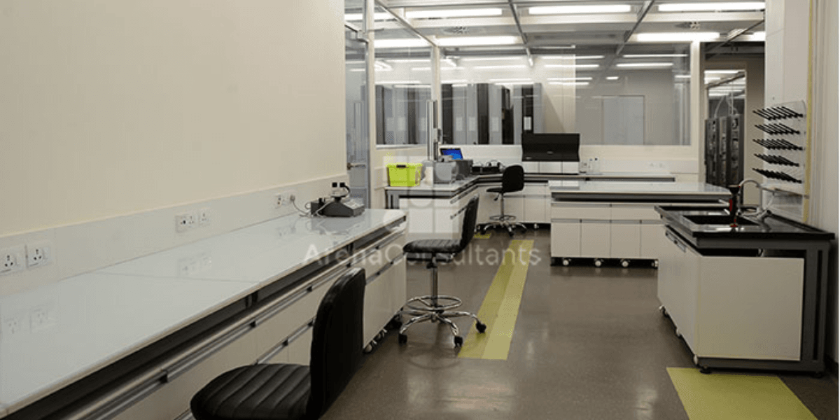 FMCG Mumbai Specialty Chemicals Company, Juingar, Navi Mumbai, Maharashtra - Fume hoods and sport extractors - Lab Office Architecture and Interior Design by Arena Consultants