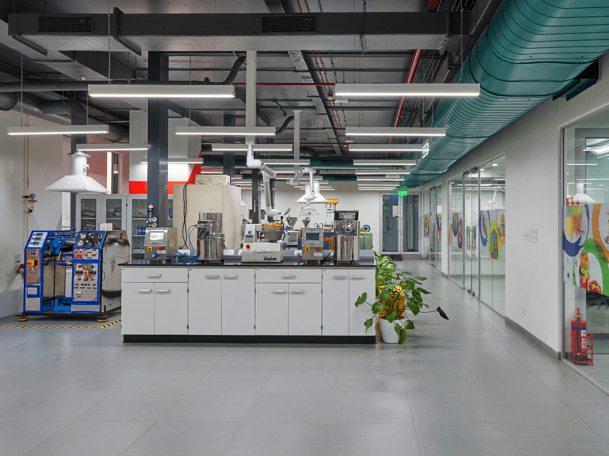 Specialty Chemical Company, Juinagar, Navi Mumbai - Lab Furniture, Granite, Canopy Hoods, Spot Extractors - Lab Office Architecture and Interior Design by Arena Consultants Specialty Chemical Company, Juinagar, Navi Mumbai - Lab Furniture, Granite, Canopy Hoods, Spot Extractors - Lab Office Architecture and Interior Design by Arena Consultants