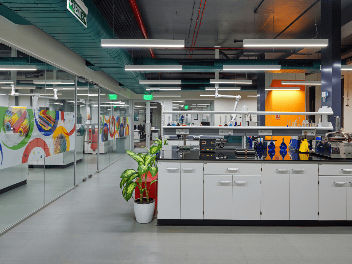 Specialty Chemical Company, Juinagar, Navi Mumbai - Lab Furniture - Lab Office Architecture and Interior Design by Arena Consultants