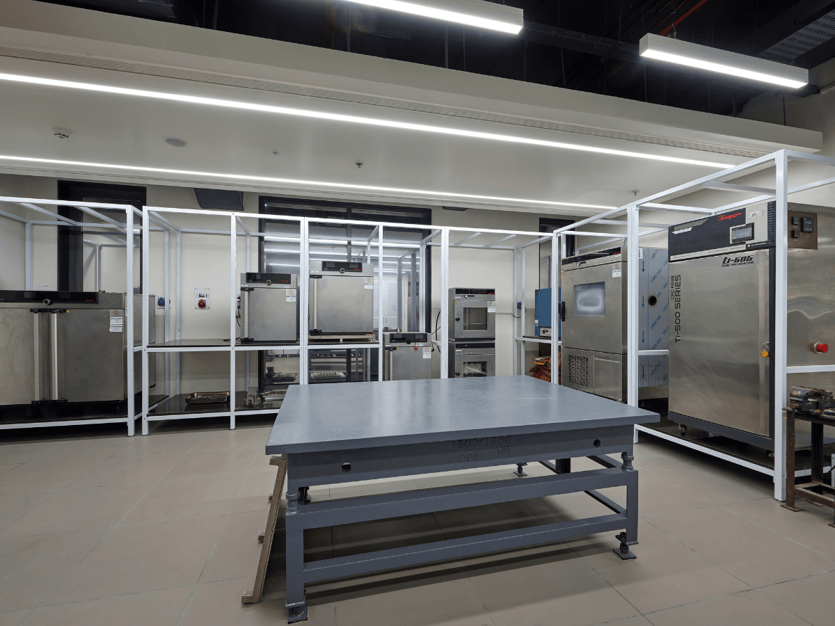 Specialty Chemicals Company, Juingar, Navi Mumbai, Maharashtra - Lab Storage - Lab Office Architecture and Interior Design by Arena Consultants
