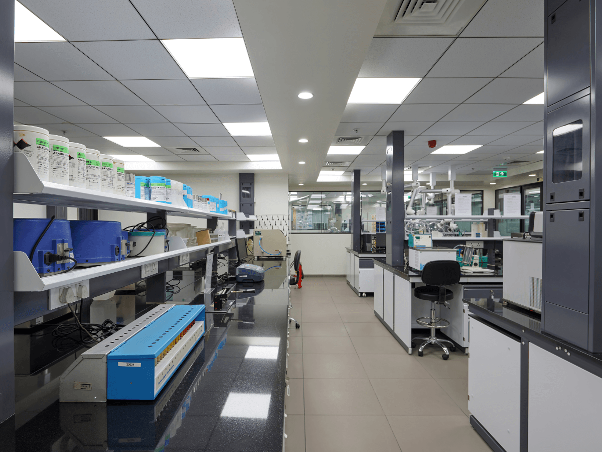 Specialty Chemicals Company, Juingar, Navi Mumbai, Maharashtra - Laboratory furniture - Lab Office Architecture and Interior Design by Arena Consultants Specialty Chemicals Company, Juingar, Navi Mumbai, Maharashtra - Laboratory furniture - Lab Office Architecture and Interior Design by Arena Consultants