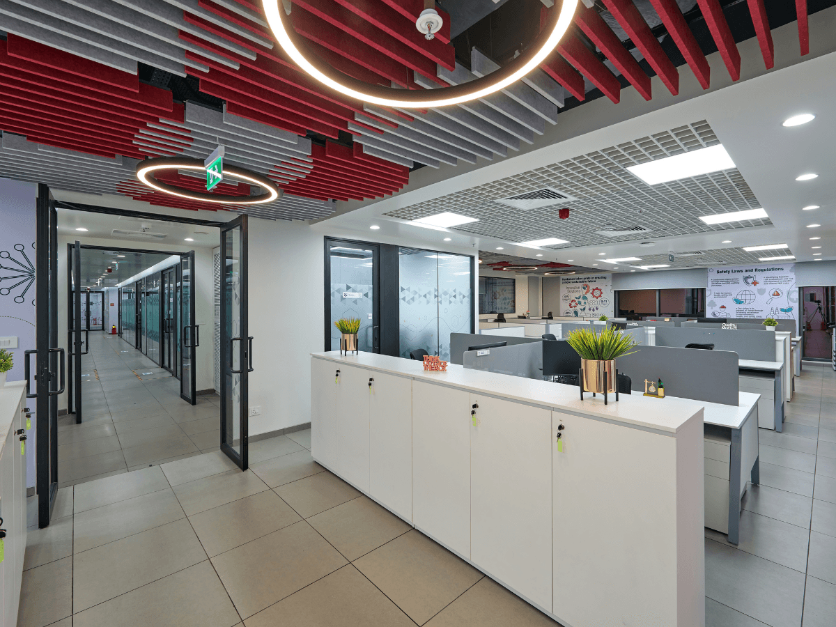 Specialty Chemicals Company, Juingar, Navi Mumbai, Maharashtra - Office Workstation area - Lab Office Architecture and Interior Design by Arena Consultants