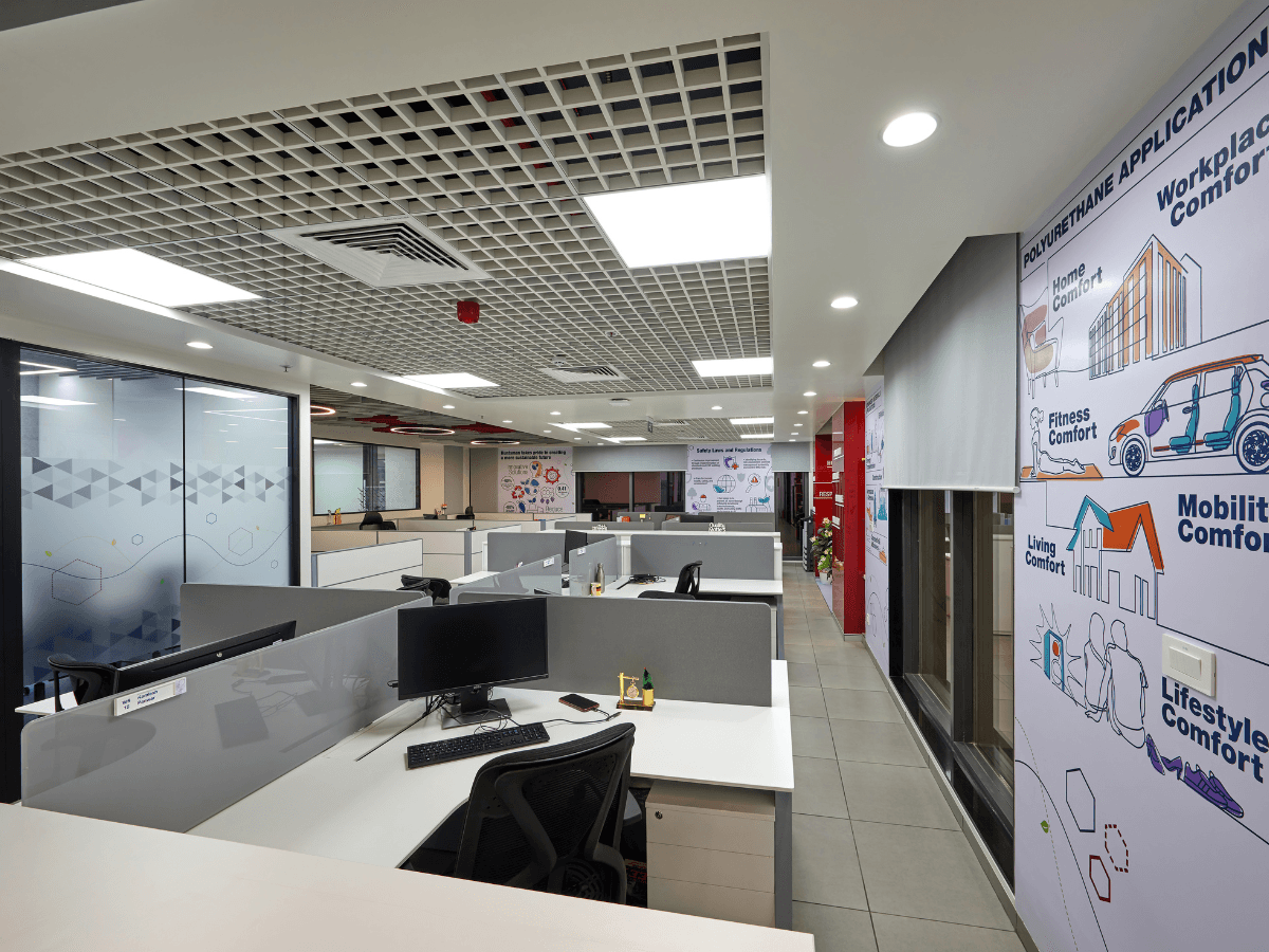 Specialty Chemicals Company, Juingar, Navi Mumbai, Maharashtra - Office workstations - Lab Office Architecture and Interior Design by Arena Consultants