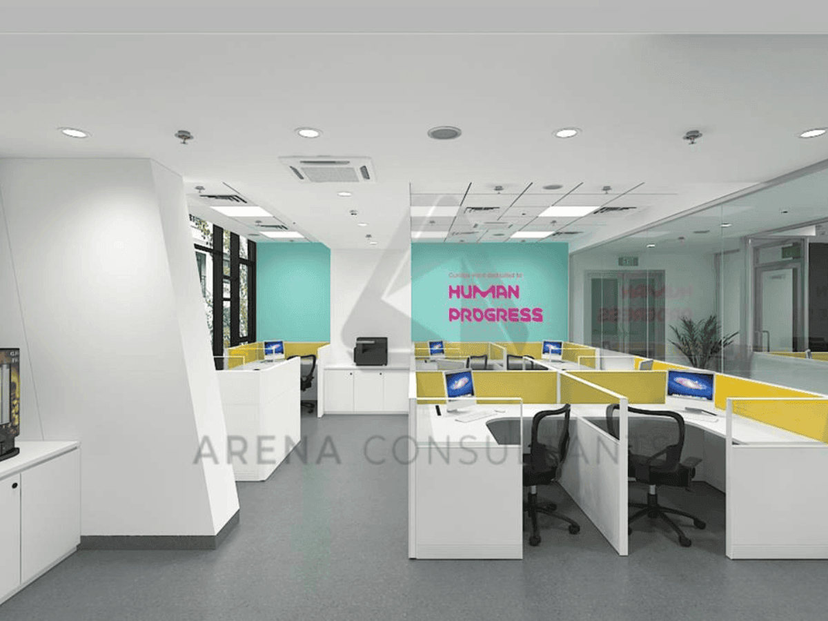Bio Pharma Company in Navi Mumbai - Workstation area - Arena Consultants