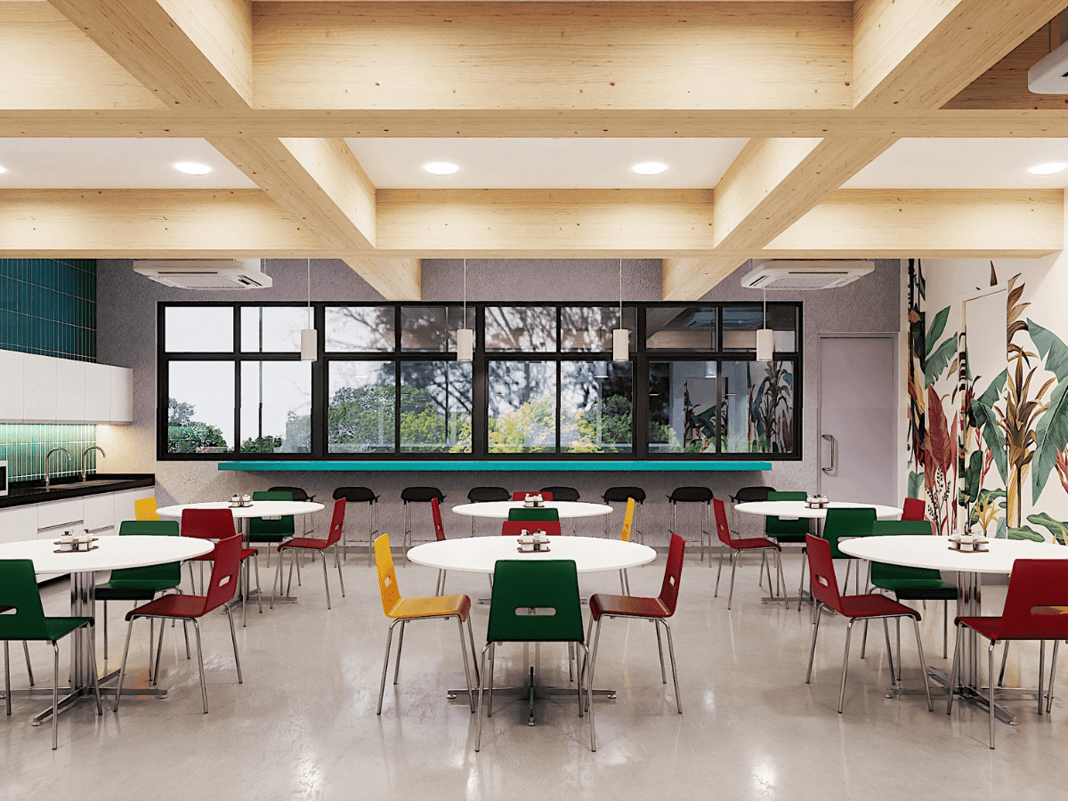 Chemical Manufacturer in Vadodara - Pantry Area - Office architecture and Interior design by Arena Consultants