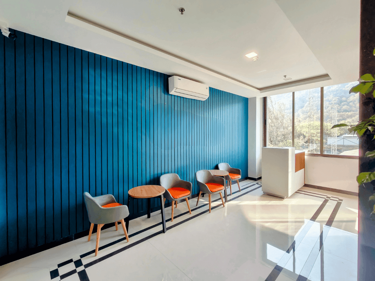 Chemical company in mumbai - Reception - Office interior by Arena Consultants