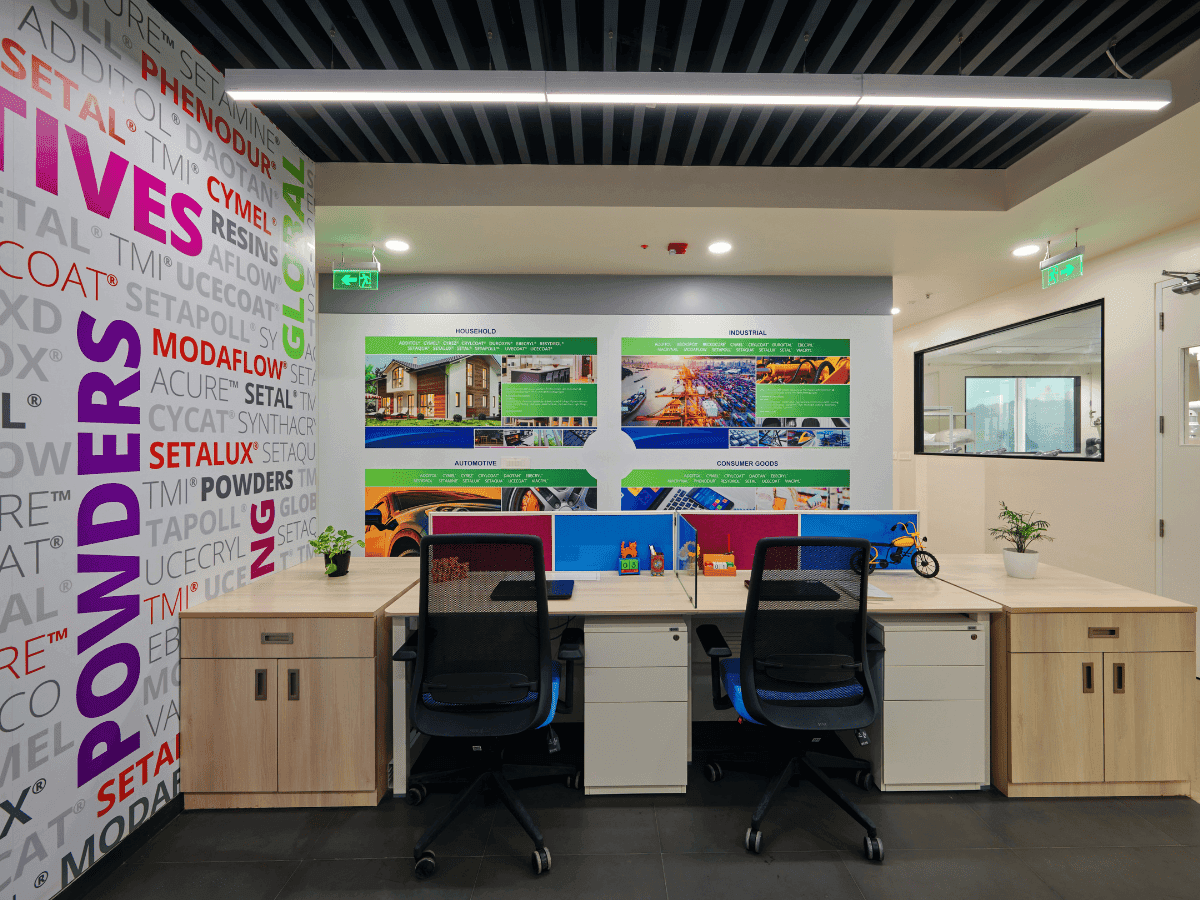 Coating Resins and Additives manufacturer in Mumbai - Lab Office Interior by Arena Consultants