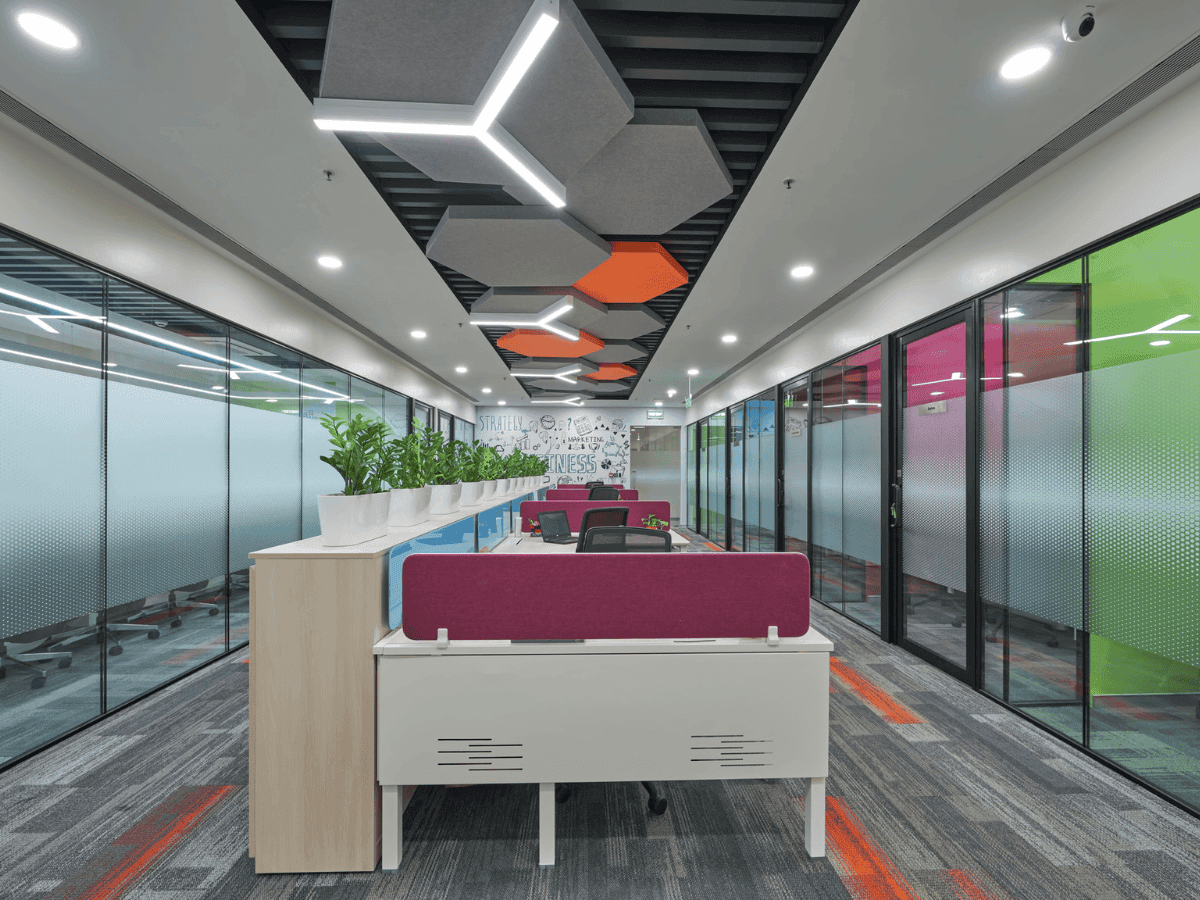 Coating Resins and Additives manufacturer in Mumbai - Office Workstation Area - Office Interior by Arena Consultants